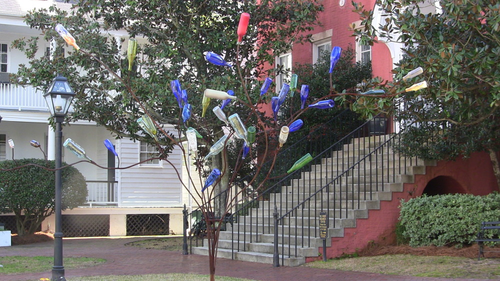 Bottle Tree at the Avery Center